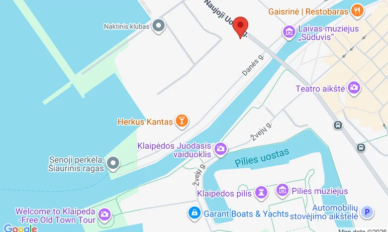 Memelio miestas žemėlapis