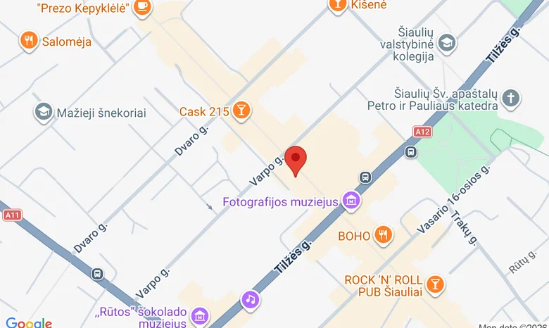 Prie kavinės ARKOS žemėlapis