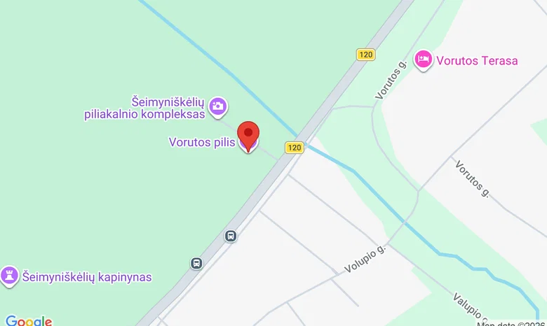 Šeimyniškėlių piliakalnio istorinis kompleksas  žemėlapis
