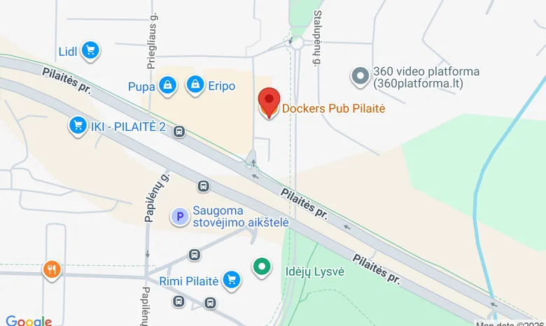 Dockers PUB žemėlapis