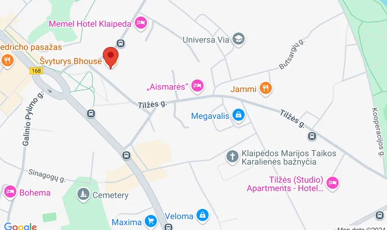 GERO ALAUS PARDUOTUVĖ Klaipėda žemėlapis