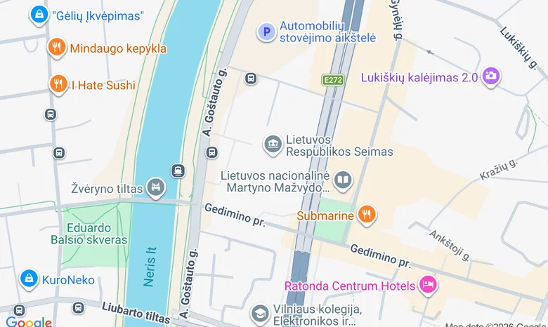 Lietuvos Respublikos Seimas  žemėlapis