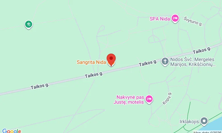 Sangrita Nida žemėlapis