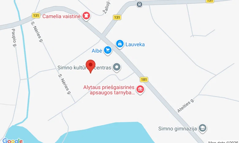 Alytaus rajono savivaldybės kultūros centro Simno skyrius žemėlapis