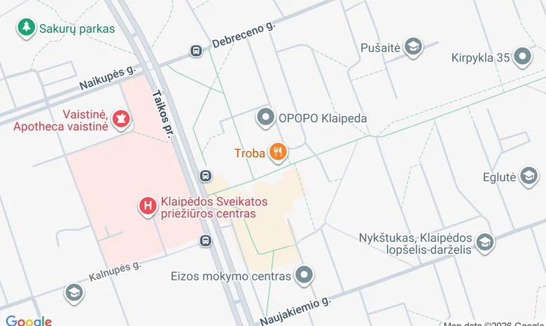Troba - XL cepelinai žemėlapis