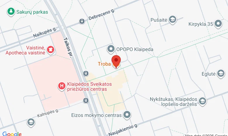 Joninių šventė “Troba - XL cepelinai” žemėlapis