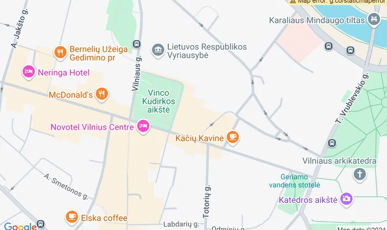 Studio 9 žemėlapis