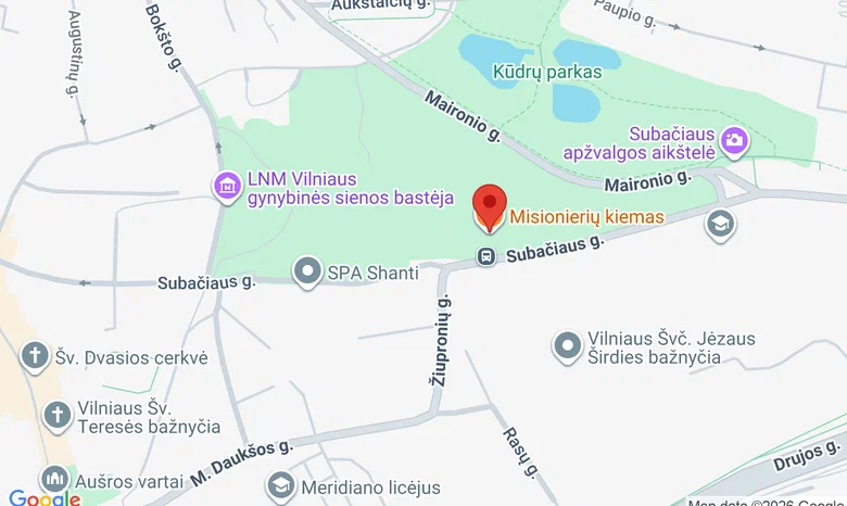 Misionerių kiemas  žemėlapis