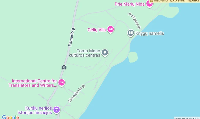 Rašytojo Thomo Manno memorialinis muziejuje žemėlapis