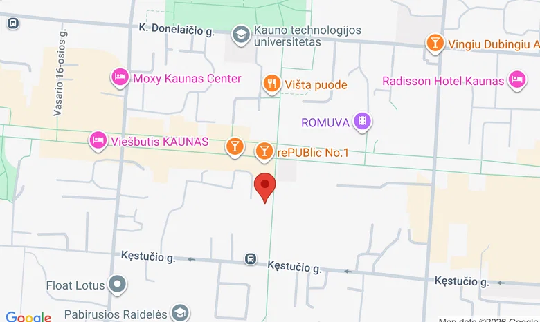 Saulutės galerija žemėlapis