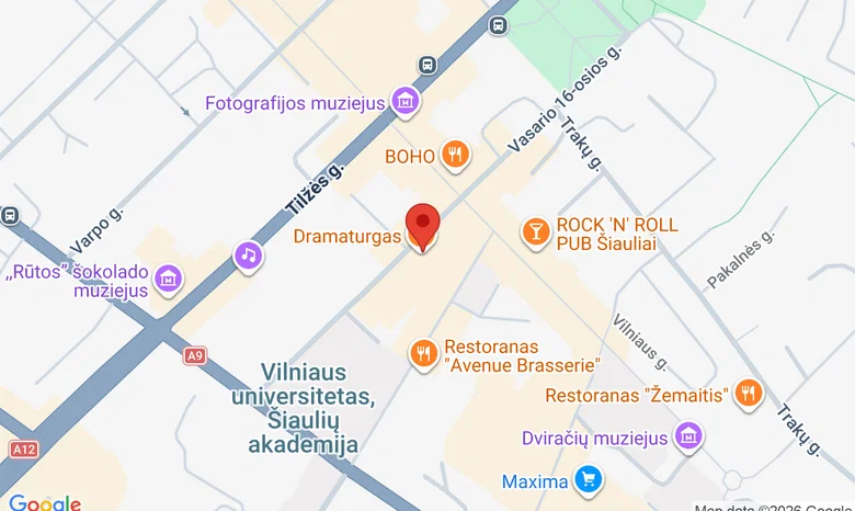 Dramatugras žemėlapis