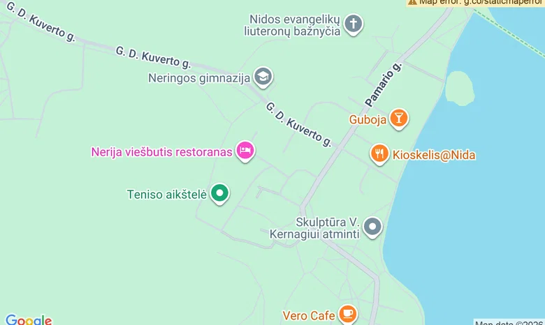 Švyturininko namas | Nida žemėlapis
