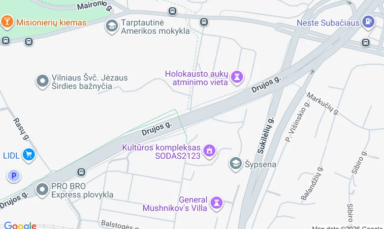 Airsoft Punks,  Vilnius žemėlapis