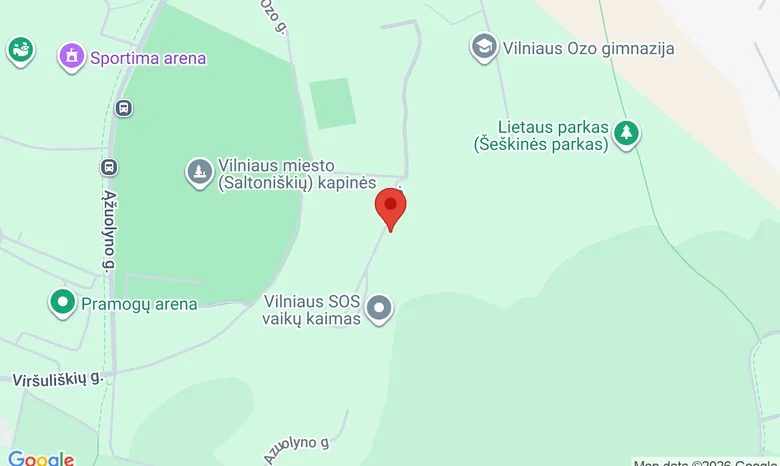 Ozo g. 37 / Verkių regioninis parkas žemėlapis