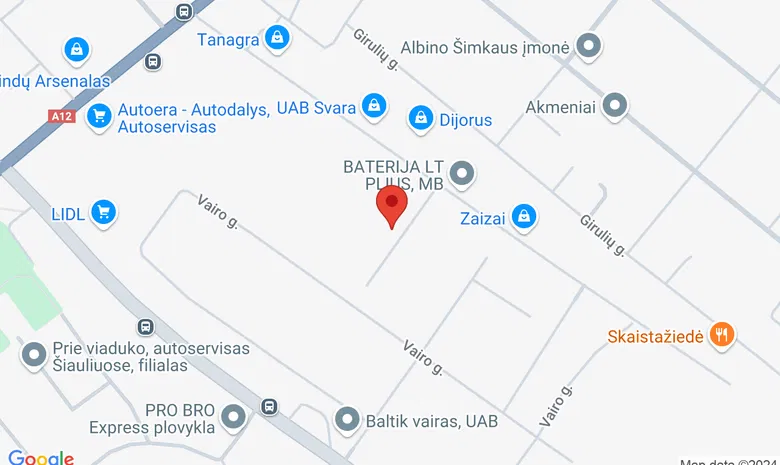 Sveikatinimo centras BonaVita žemėlapis