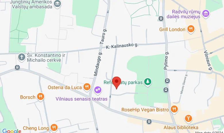 Lietuvos teatro sąjunga žemėlapis