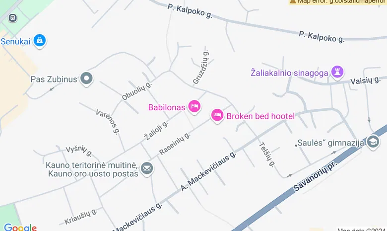 Konferencijų salė „Babilonas“ žemėlapis
