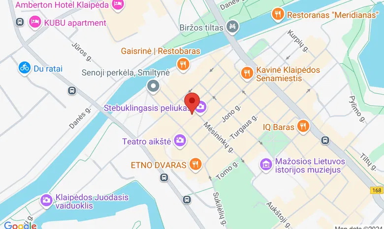 Restoranas - Džiazo klubas "Kurpiai" žemėlapis