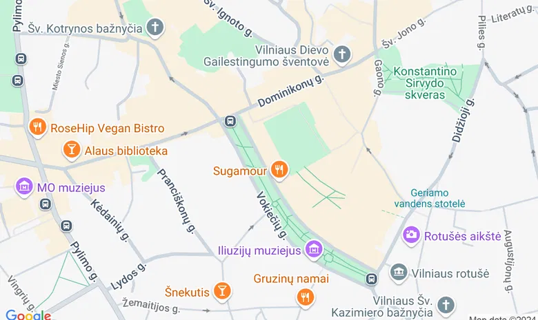 Vilniaus baletas žemėlapis