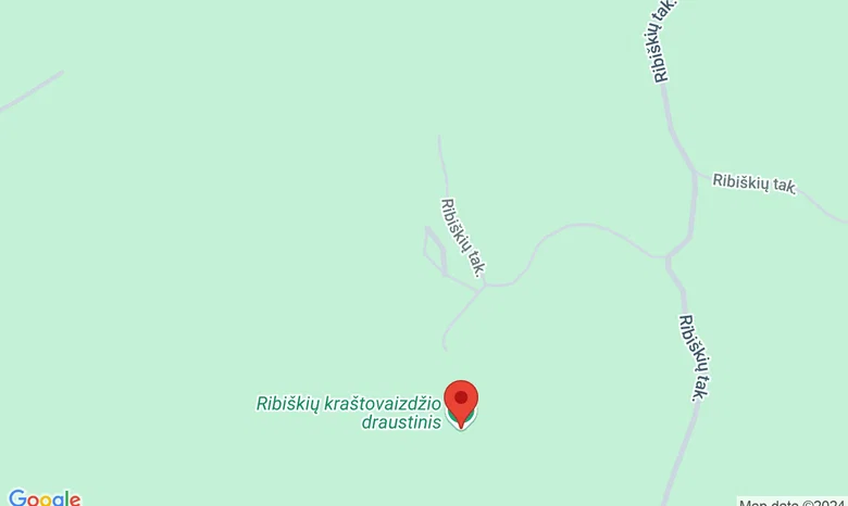 Ribiškių kraštovaizdžio draustinis žemėlapis