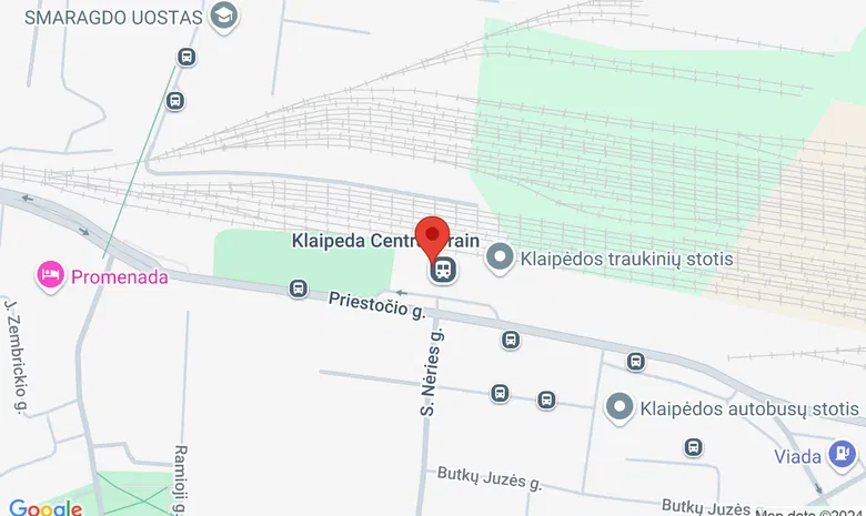 Baras „Peronas" žemėlapis