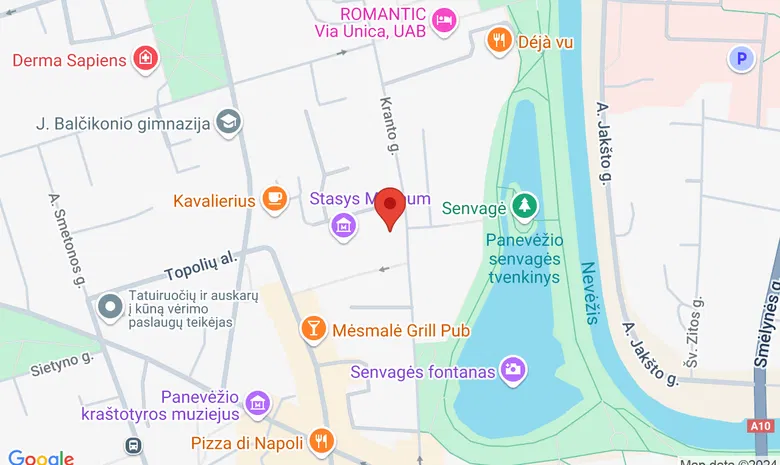 Senvagė žemėlapis