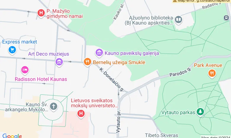 KAVB Senųjų ir retų spaudinių skyrius žemėlapis