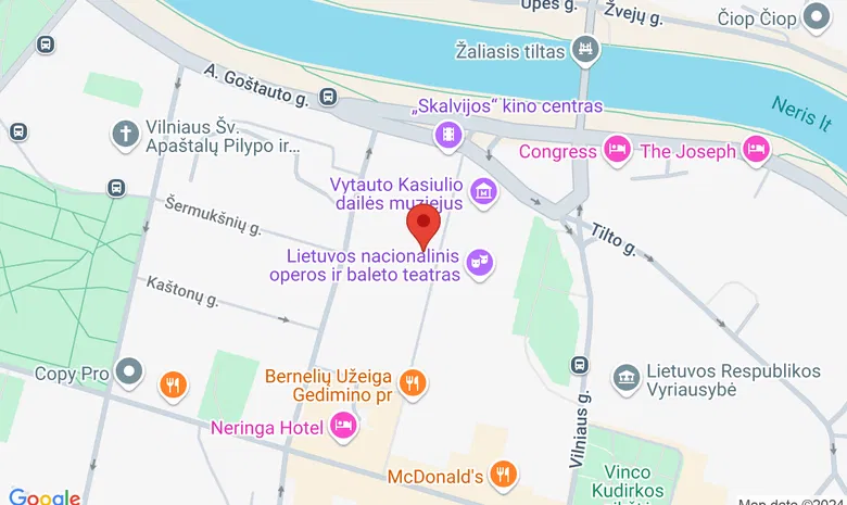 Beatričės Grincevičiūtės memorialinis butas - muziejus „Beatričės namai“ žemėlapis