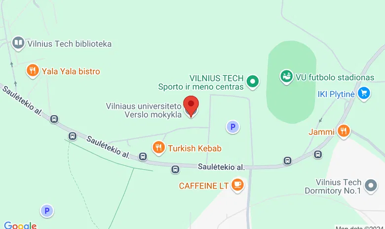 Vilniaus universiteto Tarptautinio verslo mokykla žemėlapis