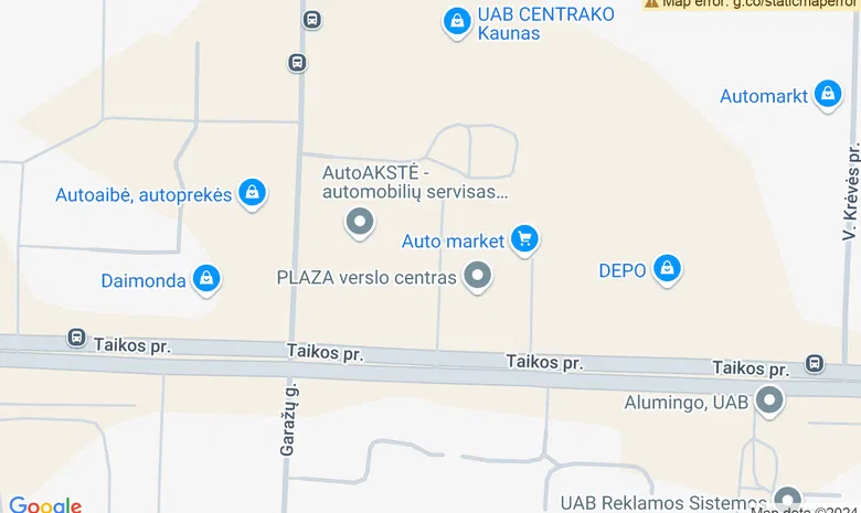 Pripučiamų batutų erdvė vaikų šventėms žemėlapis