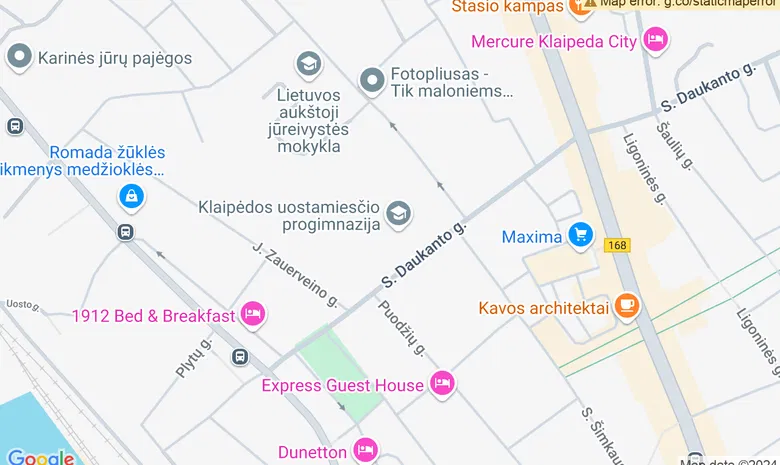 Maksimo Gorkio vidurinė mokykla žemėlapis