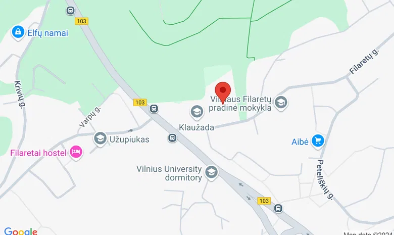 Lietuvos kurčiųjų ir neprigirdinčiųjų ugdymo centras žemėlapis