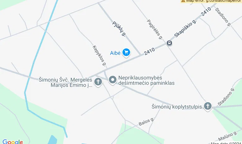 Lauko erdvė žemėlapis