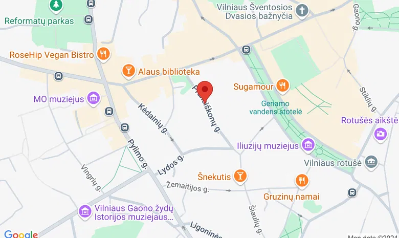 Vienuolyno kiemas žemėlapis