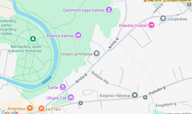 UMI galerija "Kalnas" žemėlapis