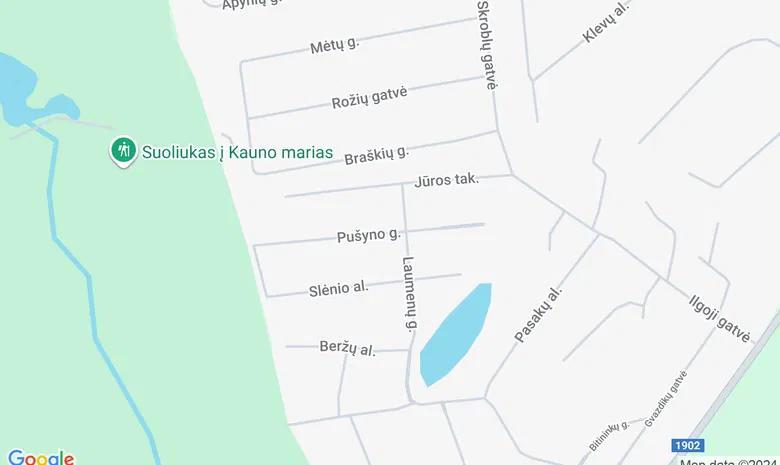 Laumėnų poilsiavietė  žemėlapis