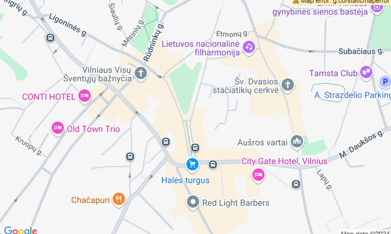 Knygynas "Tikra knyga" žemėlapis