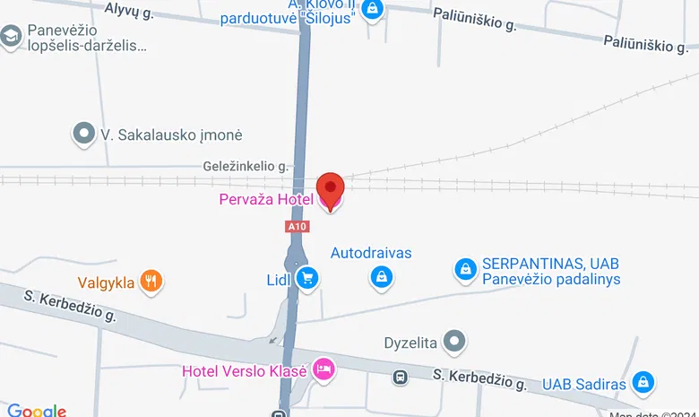 Pervaža žemėlapis
