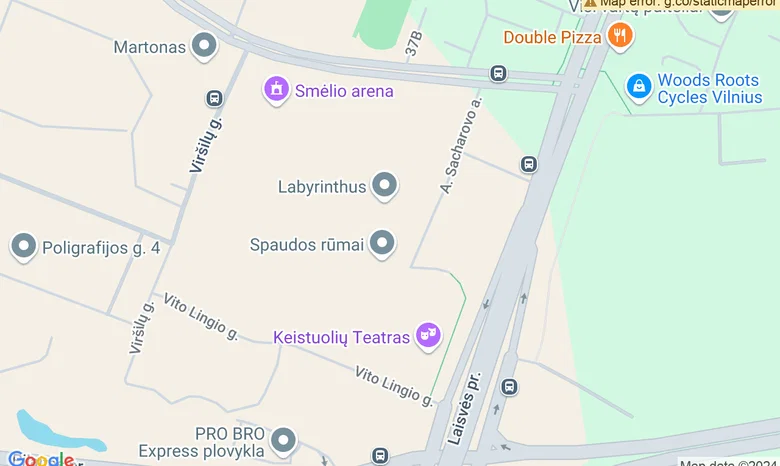 Laisvalaikio akademija žemėlapis