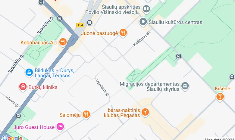 Senasis dvaras žemėlapis