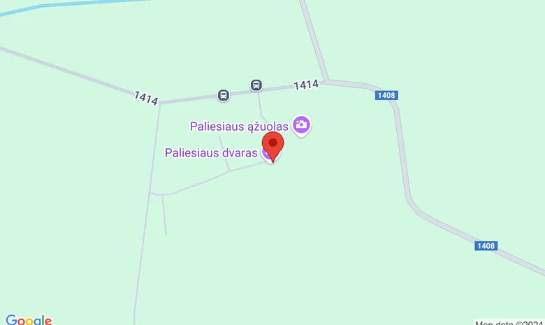 Dvaro g. 7, Paliesiaus kaimas Mielagėnų seniūnija, Ignalinos rajonas žemėlapis