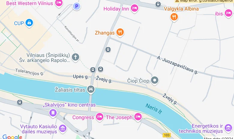Architektų sąjungos rūmai žemėlapis