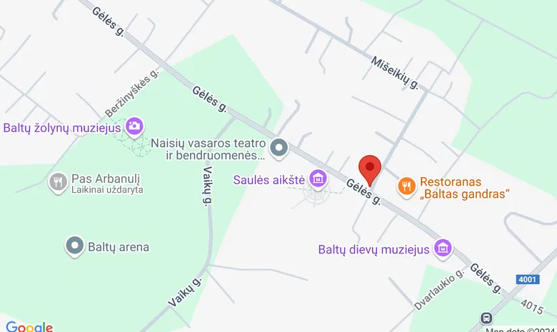 Šiaulių raj. Naisiai žemėlapis