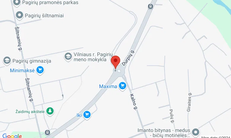 Pagiriai žemėlapis