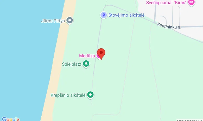 Viešbutis "Medūza" žemėlapis