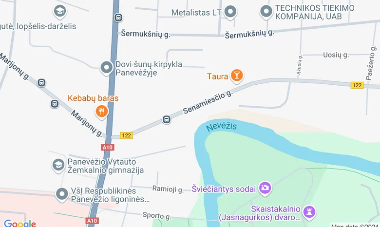 Baltas namukas žemėlapis