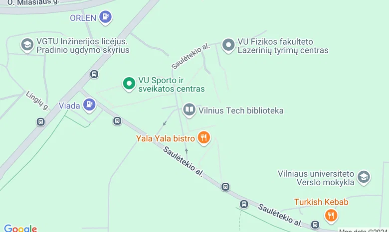 Vilniaus Gedimino techniko universiteto biblioteka žemėlapis
