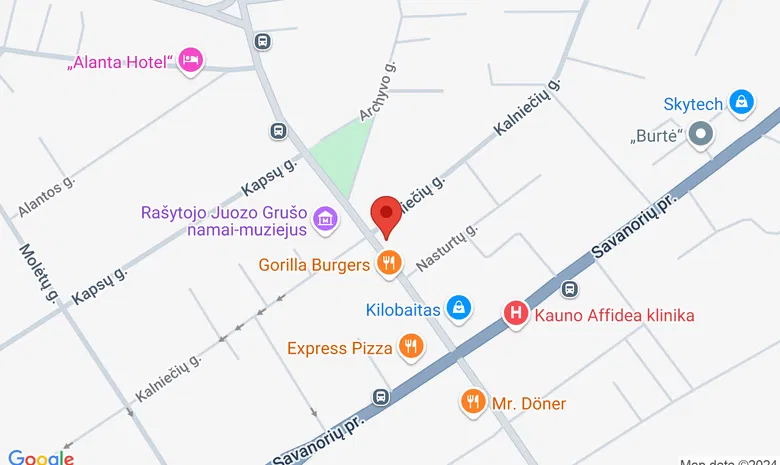 Fizinės gerovės centras žemėlapis