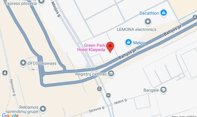 PARK INN by Radisson Klaipėda  žemėlapis