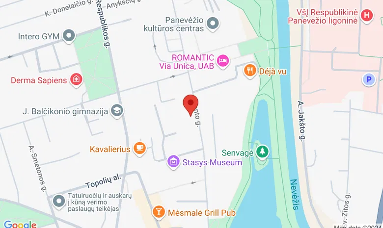 Panevėžio verslo konsultacinis centras žemėlapis